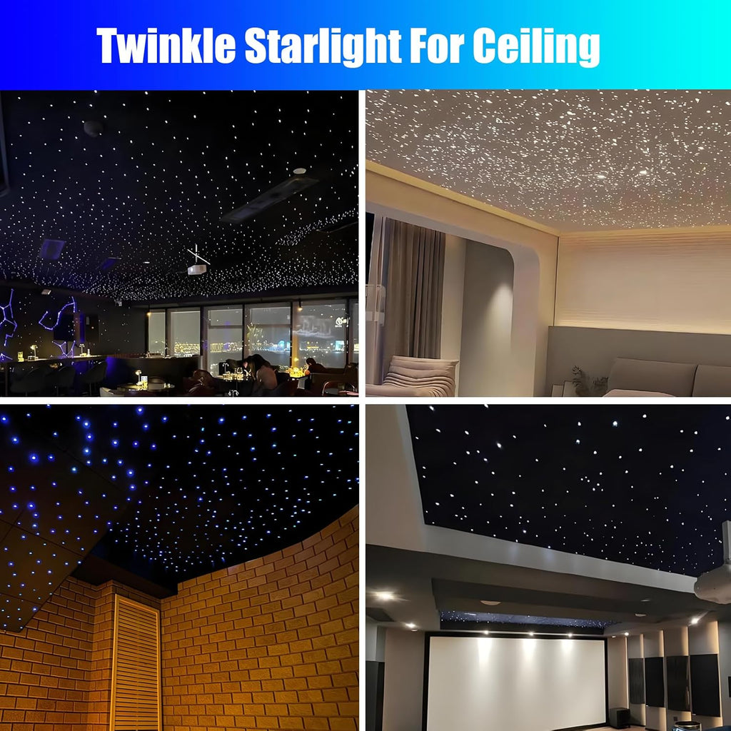32W RGBW Car Roof Stars Fiber Optic Light 1000 pieces