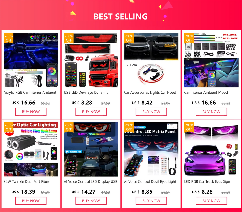 Car Fiber Optic Light Kit RGBW Star Ceiling Light Car Roof Interior Ambient Light APP Control Roof Stars Lights Car Accessories