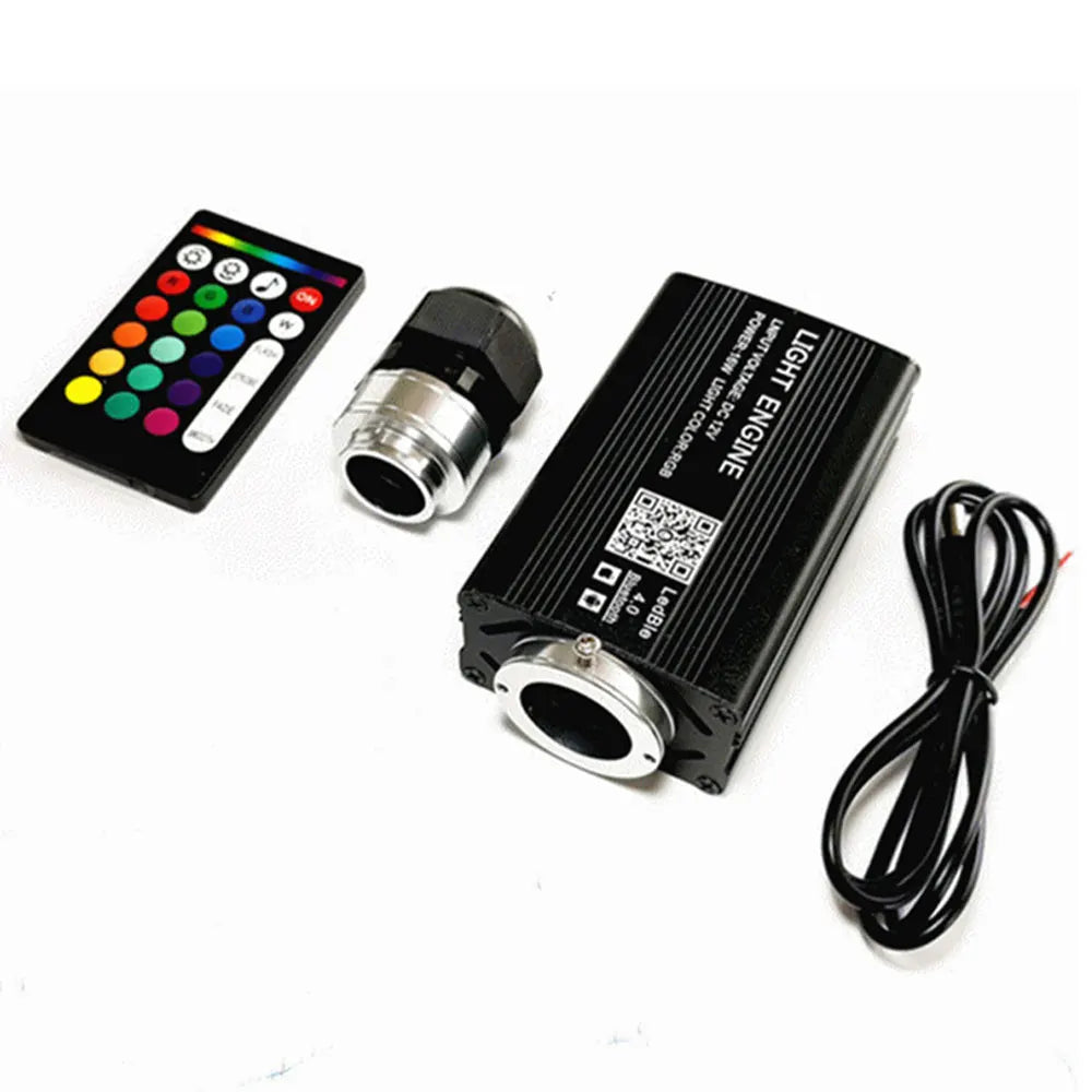 Car Starry Sky Light Auto Home Fiber Optic Lights Atmosphere Lamp Music Control Ceiling Lights RGB 12W 8 Colors Car Styling DIY