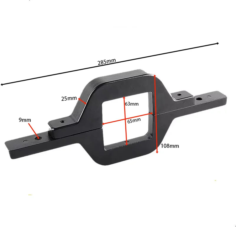 4 inch 60W Work Light Spot Flood Offroad Car Lights Bar with Universal Trailer Tow Hitch Mount Bracket for Pickup Truck Van